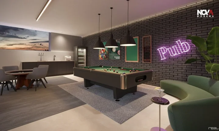 Imagem Conheça o Harmony Tenchno Home, um apartamento à venda na Praia de Itaparica, Vila Velha. Este emp...