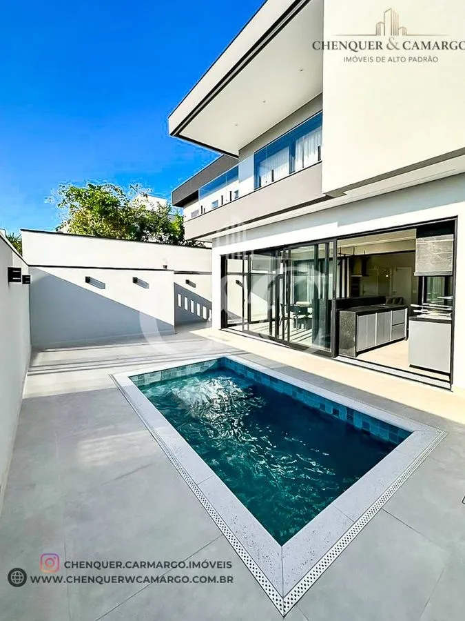 Imagem Casa porteira fechada à venda no Reserva Ermida Jundiaí, 237m², 3 suítes e automatizada