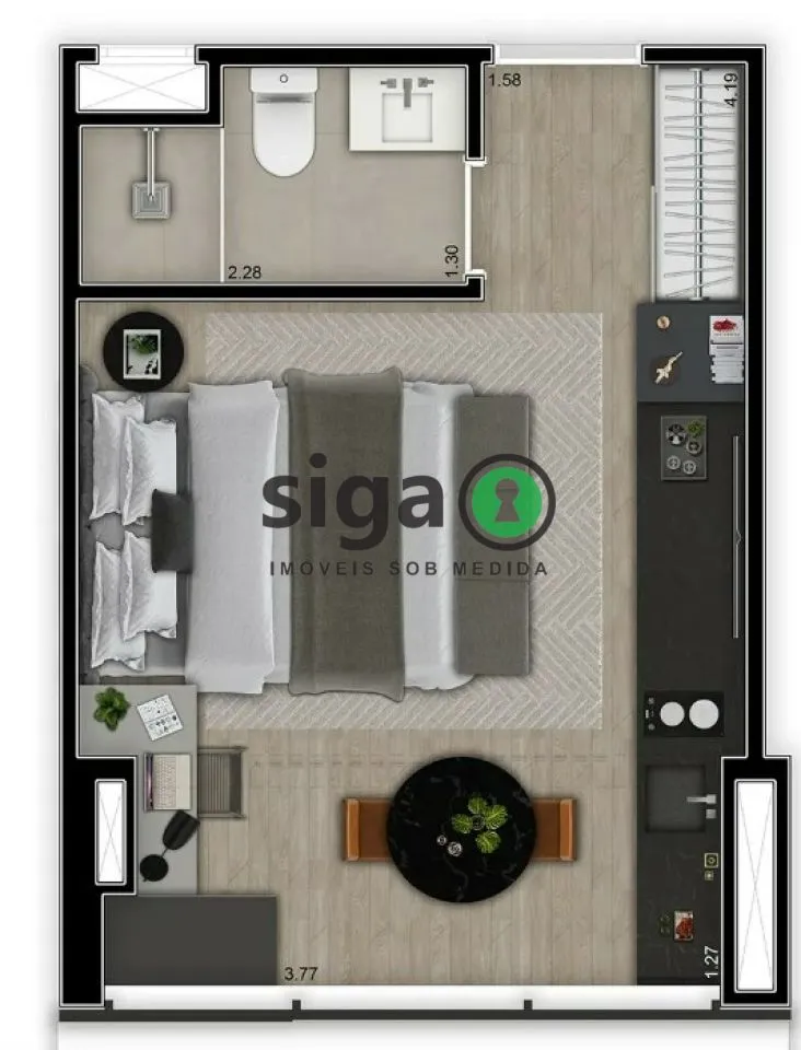 Imagem Apartamento Studio para venda em Pinheiros, São Paulo - SP