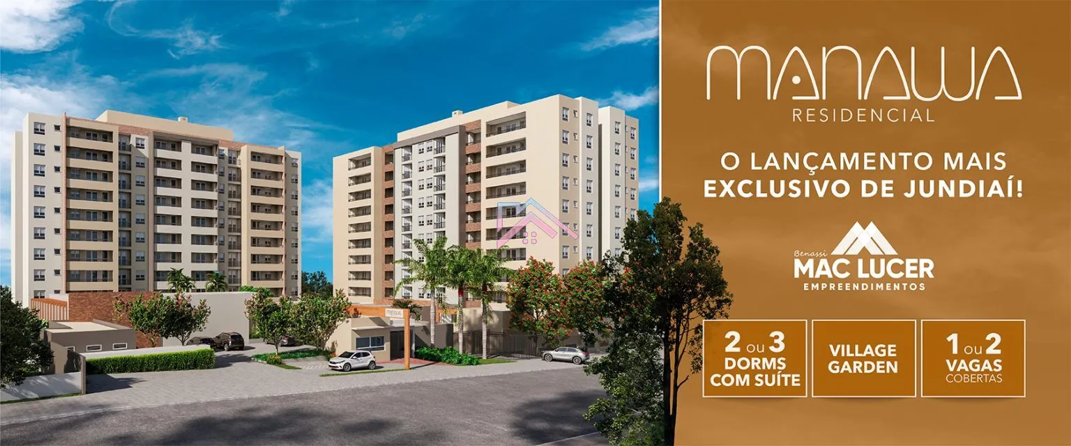 Imagem Apartamentos à venda Manawa Residencial - Área útil 75 a 102 m2 - 2 e 3 dormitórios - Recanto IV Cen