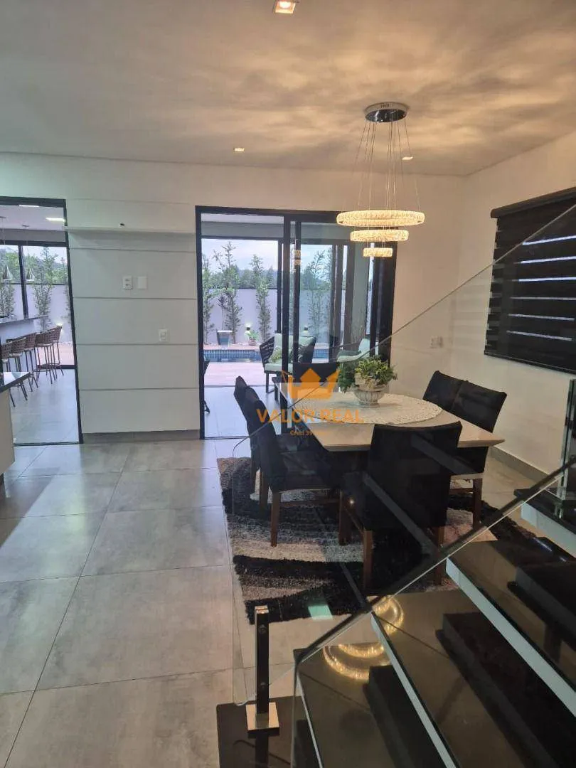 Imagem Casa Nova em Cond com 4 Suites, 6 vagas, 280 m² Residencial Ibi-Aram II. Aceita Financto.