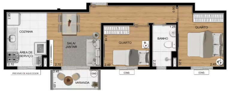 Imagem APARTAMENTO RESIDENCIAL em Rio de Janeiro - RJ, Todos os Santos