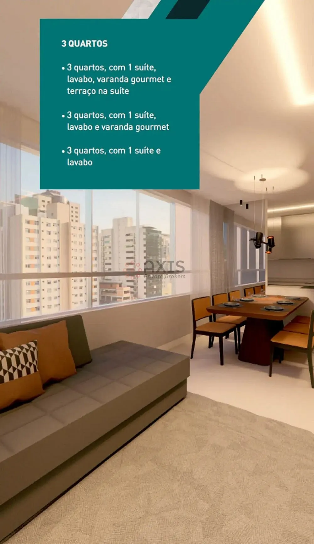 Imagem Apartamento 3 quartos em Lourdes - Lazer completo