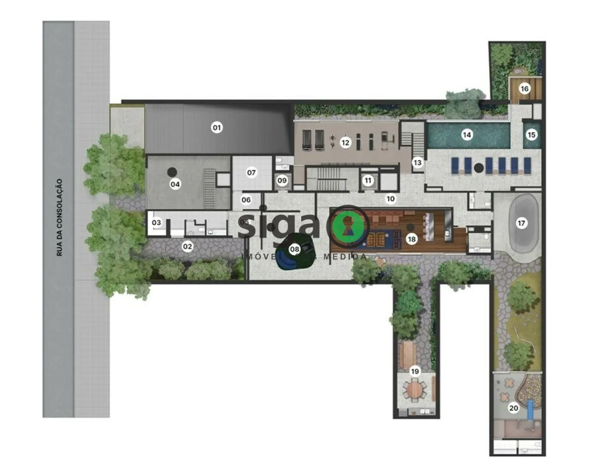 Imagem Apartamento à venda nos Jardins de 278 m² com 3 Suítes e 3 Vagas - São Paulo