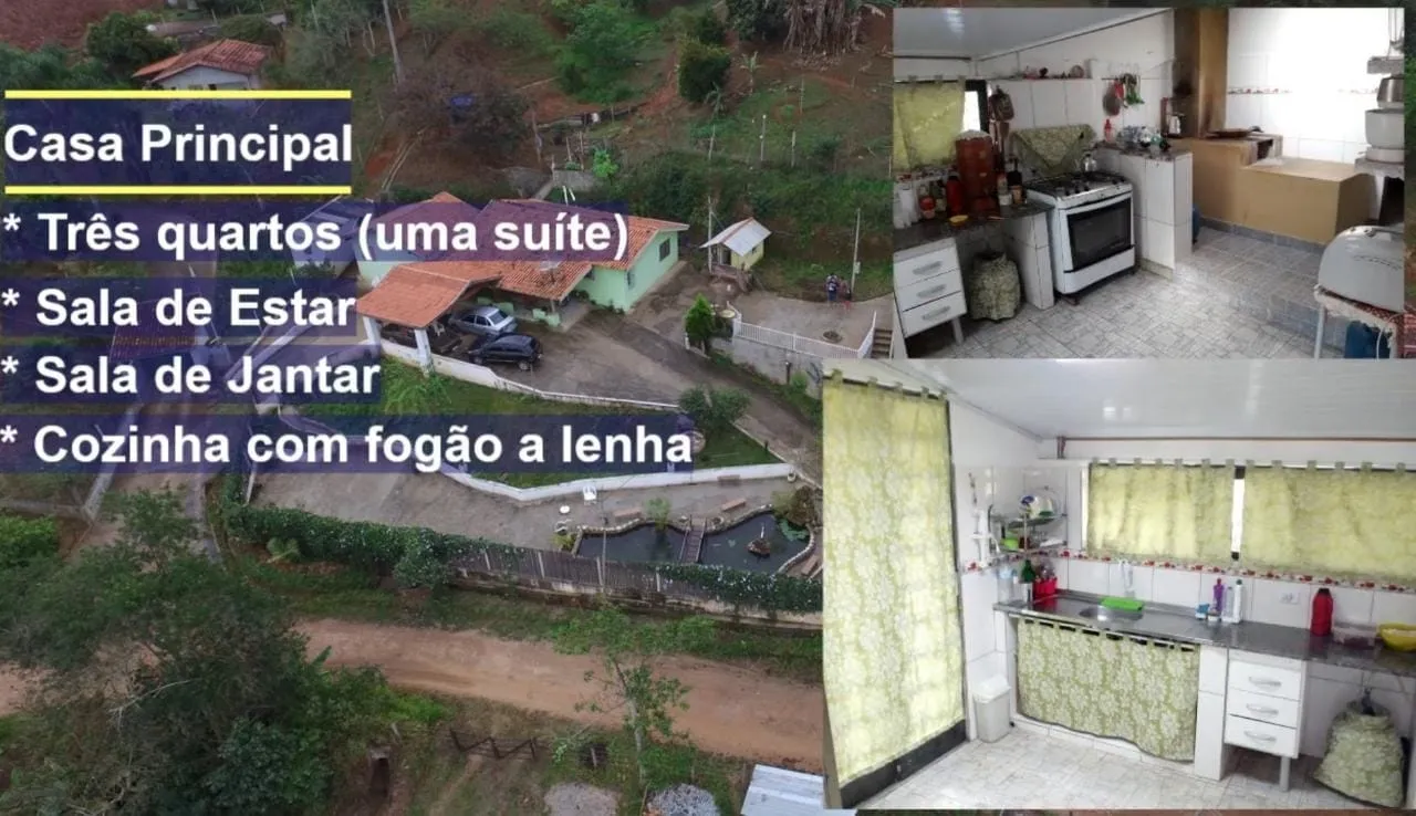 Imagem Chácara à venda 3 Quartos, 1 Suite, 4 Vagas, 31000M², Zona Rural, Redenção da Serra - SP