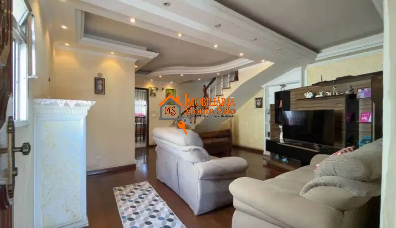 Imagem Sobrado com 3 dormitórios à venda, 292 m² por R$ 880.000 - Jardim Santa Bárbara - Guarulhos/SP