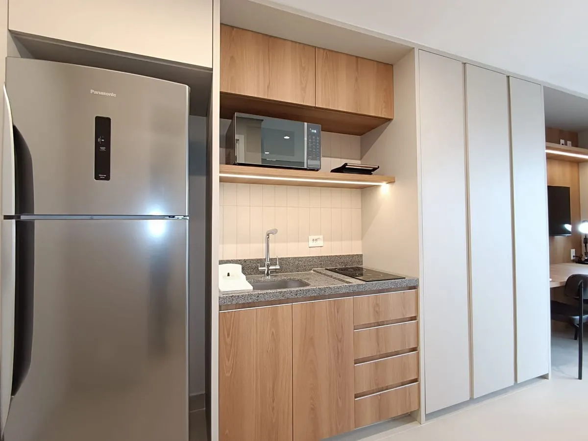 Imagem Apartamento com 1 Quarto para alugar, 28m² - Pinheiros