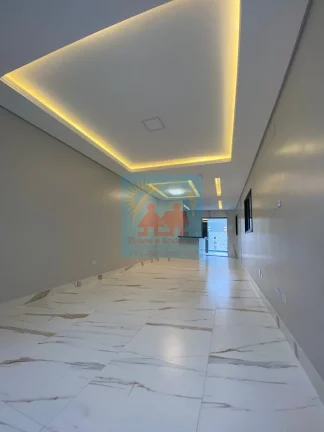 Imagem Sobrado no Tupi em Praia Grande/SP, 3 dormitórios, churrasqueira, R$ 880mil