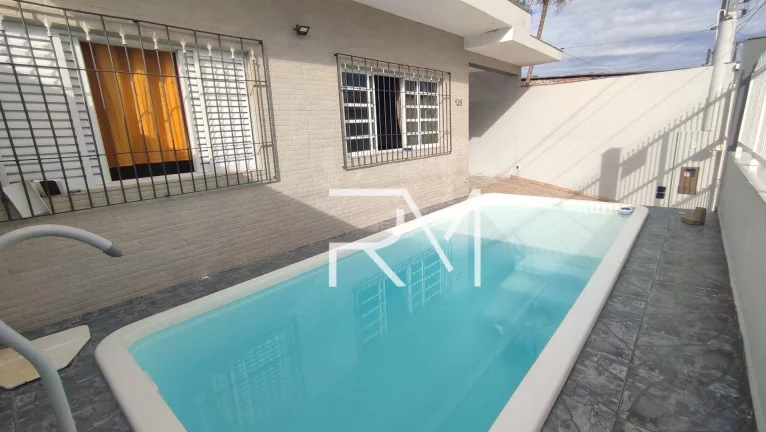 Foto do imóvel Casa com 3 dormitórios à venda, 134 m por R$ 585.000,00 - Balneário Itaoca - Mongaguá/SP