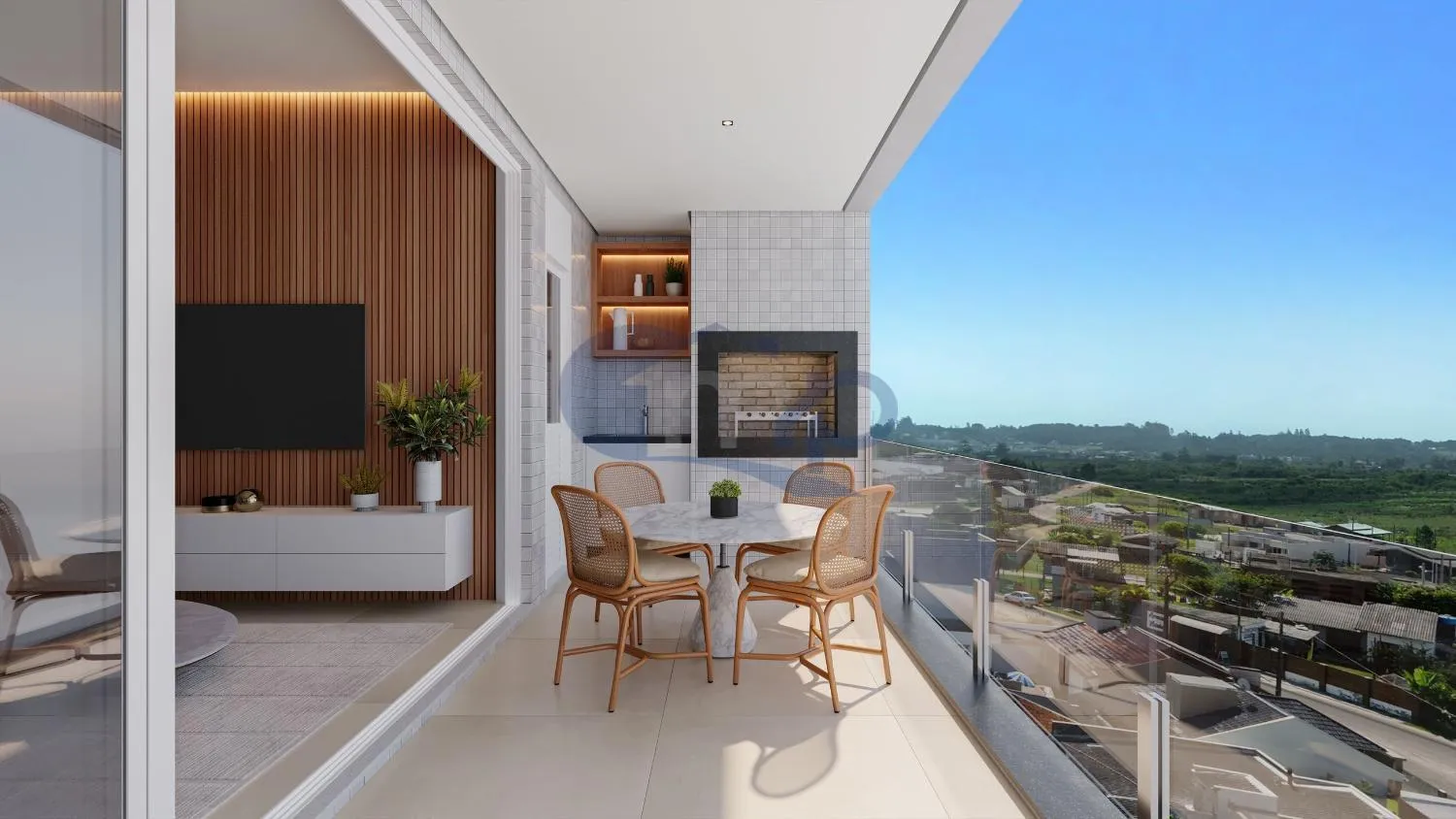 Imagem Apartamento á venda com 2 dormitórios no centro de Passo de Torres/SC