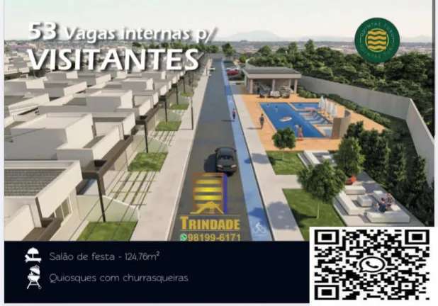 Imagem Casa de Condomínio com 3 Quartos à Venda, 152 m² em Turu - São Luís