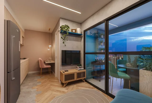 Imagem NURBAN LIBERDADE - VITA URBANA - Studios de 24m² com sacada, a 10 minutos a pé do Metrô São Joaquim!