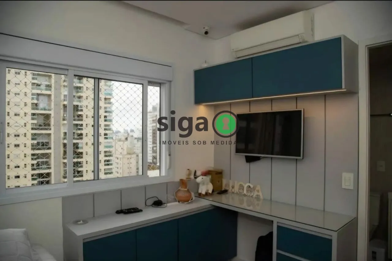 Imagem Apartamento alto padrão com 3 suítes, varanda gourmet e quadra de tênis no Campo Belo