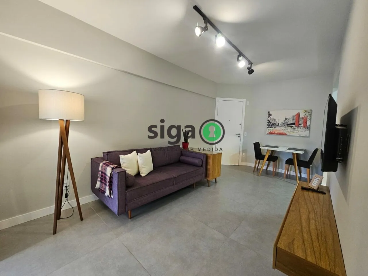 Imagem Locação Apartamento 1 Quarto Mobiliado no Jardim Paulista