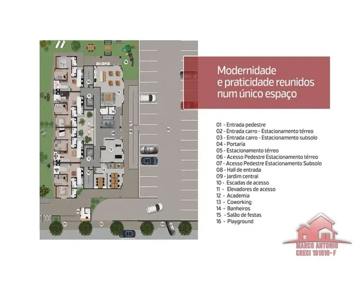 Imagem Apartamento com 2 Quartos à Venda, 59,9 m² em Vila Souto - Bauru