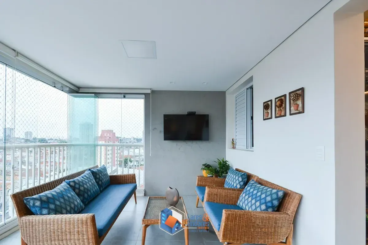 Imagem Apartamento para venda em Vila Regente Feijó com 3 quartos, sendo 3 suítes, 137m²