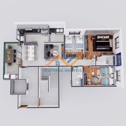 Imagem Apartamento no bairro Iguaçu - Ipatinga