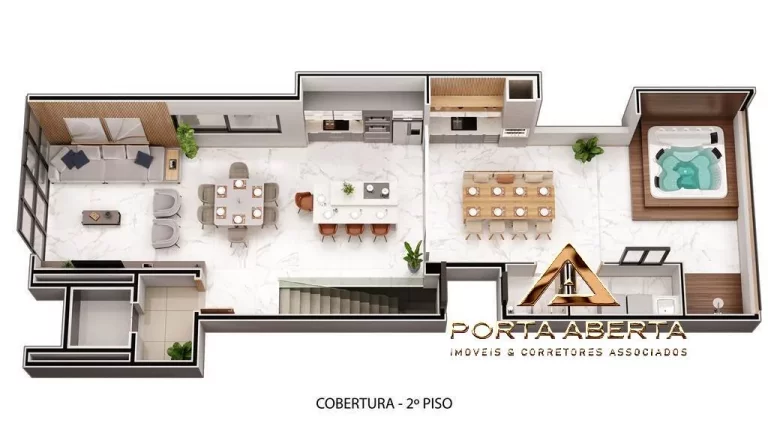 Imagem Cobertura 4 Quartos, sendo 3 Suítes - Cidade Nobre - COD 686