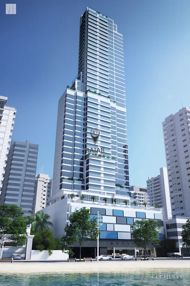 O Edifício Splendido se destaca na Barra Norte de Balneário Camboriú com a arquitetura valorizada... em Atlântica