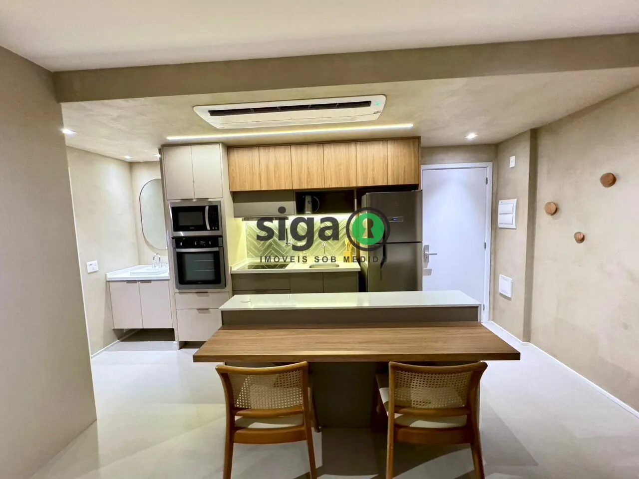 Imagem Apartamento para locação 38m² com vaga todo mobiliado localizado no eixo Berrini x Chucrizaidan.