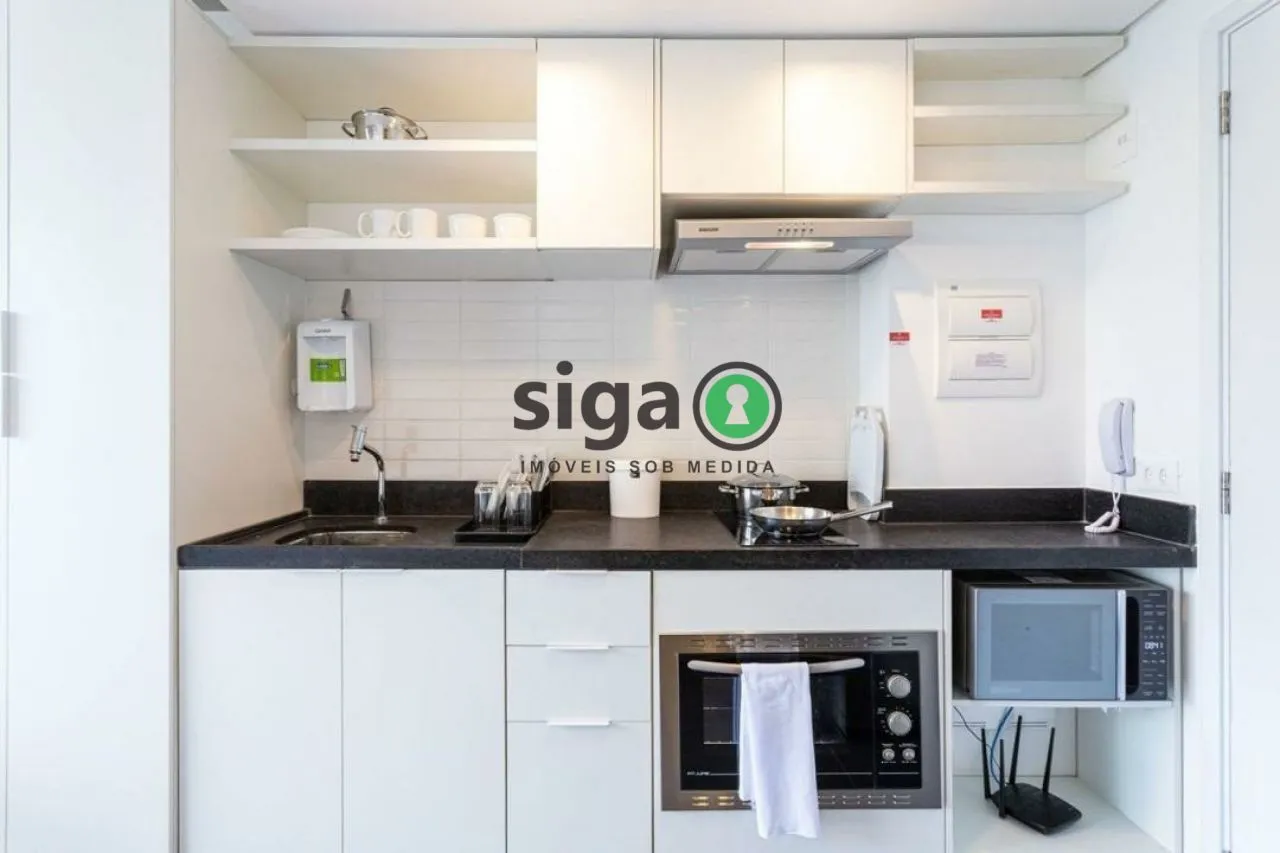 Imagem STUDIO de 28m², com 1 quarto, 1 banheiro e sem vaga na Vila Madalena