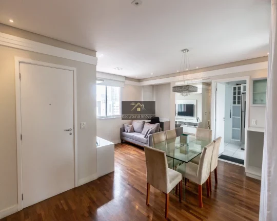 Foto do imóvel ITAIM BIBI LOCAÇÃO APARTAMENTO TOTALMENTE MOBILIADO 2 SUÍTES SALA 2 AMBIENTES LAVABO AR-CONDICIONADO VARANDA ANDAR ALTO 2 VAGAS LAZER COMPLETO