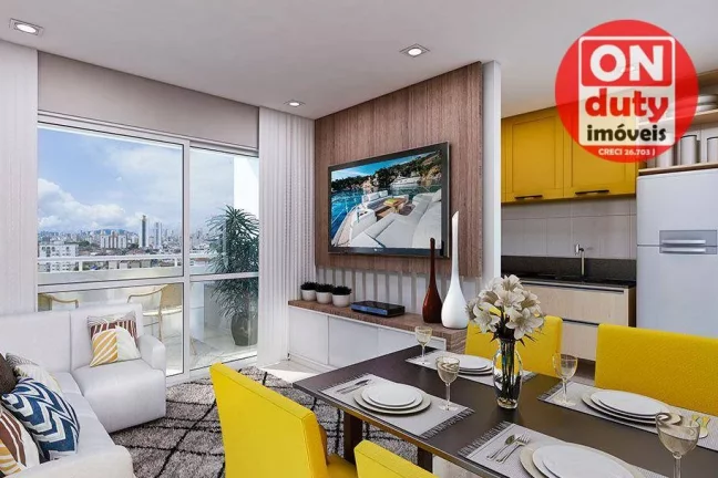 Imagem Apartamento com 1 dormitório à venda, 40 m² por R$ 340.000,00 - Macuco - Santos/SP