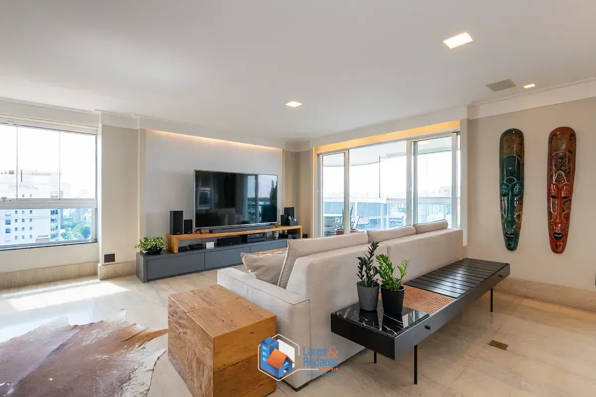 Imagem Apartamento para venda em Indianópolis com 3 quartos, sendo 3 suítes, 195m²