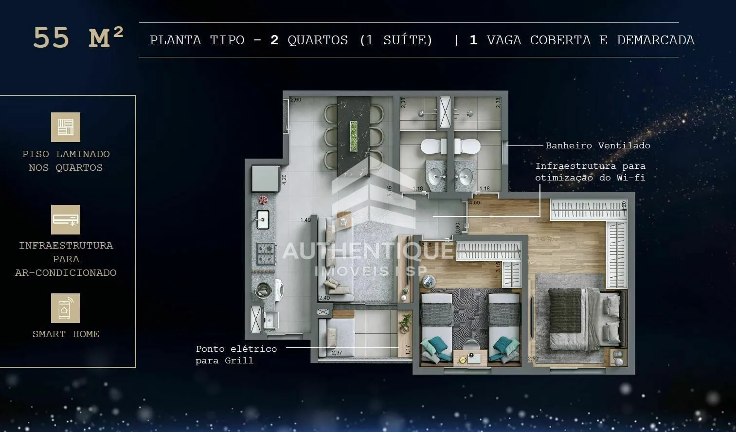 Imagem LIVING MAGIC RUDGE RAMOS SBC - Apartamento à venda em São Bernardo do Campo/SP