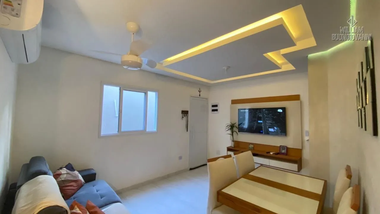 Imagem Casa de condomínio 2 dormitórios sendo 2 suítes com quintal no Tude bastos