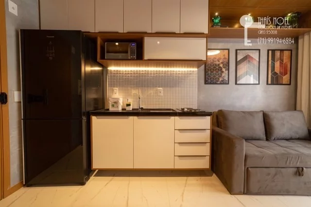 Imagem ALUGUEL RESIDENCIAL - LINDO FLAT MOBILIADO E DECORADO NO SMART FAROL DA BARRA, PRÉDIO NOVÍSSIMO E COMPLETO