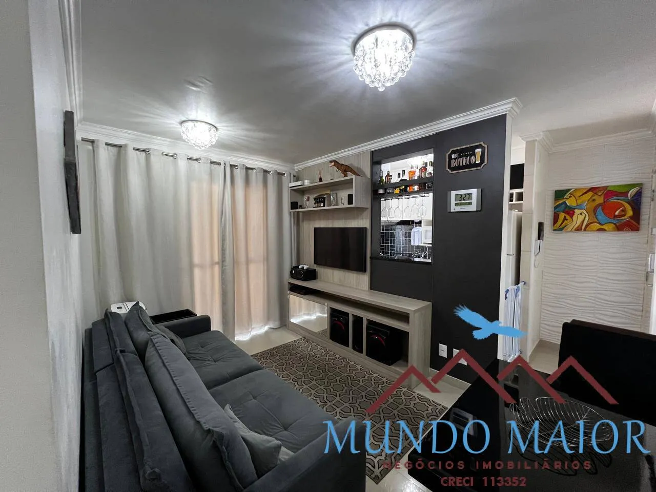 Imagem "APARTAMENTO PRONTO PARA MORAR! 45 m², 2 DORMS, 1 VAGA, COBERTURA 8º
