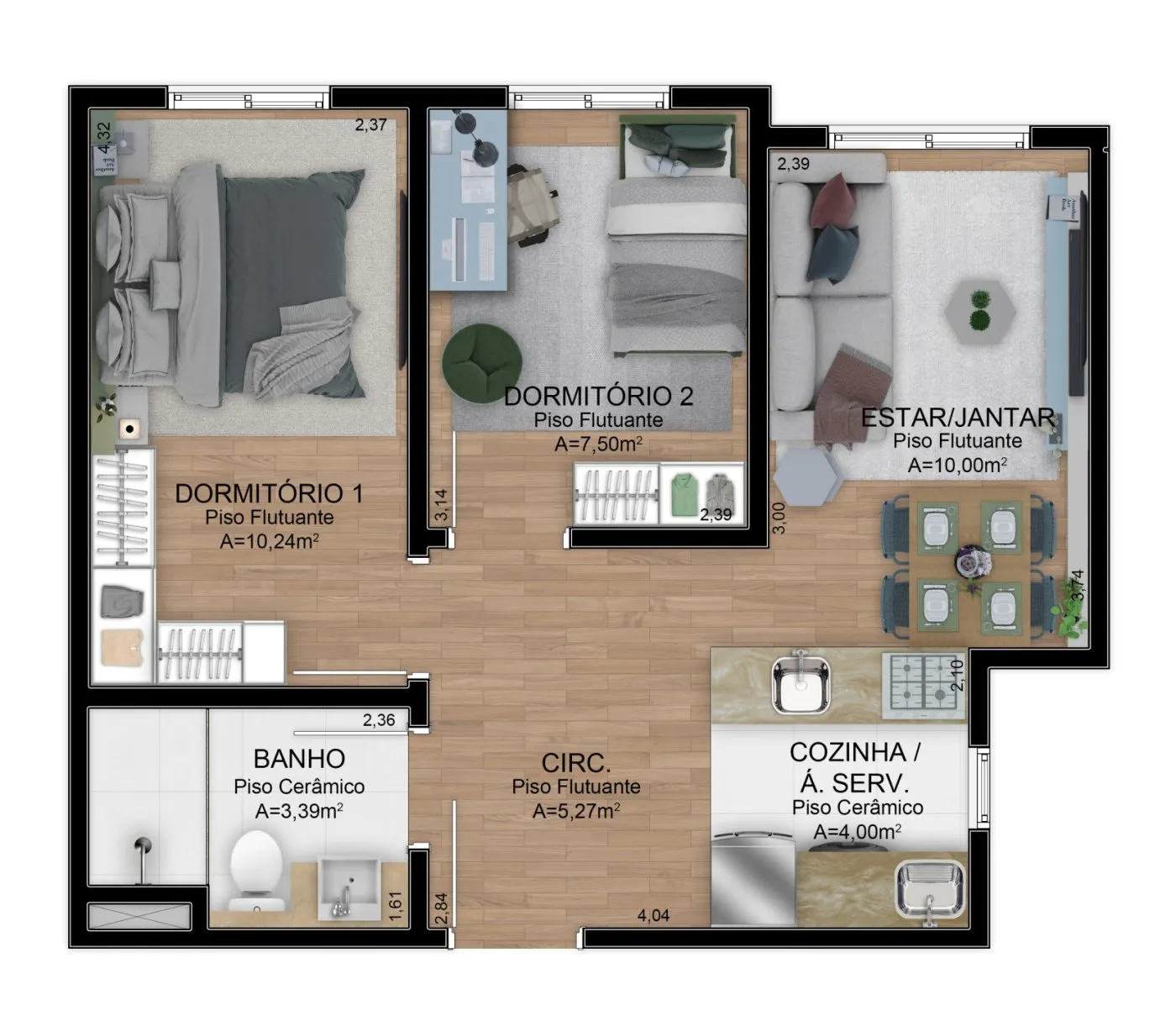 Imagem Apartamento para Venda em Novo Hamburgo Bairro Rondônia