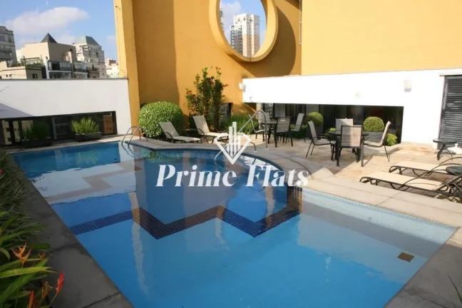 Imagem Flat disponível no Slaviero Essential São Paulo Ibirapuera, com 35m², 1 dormitório e 1 vaga