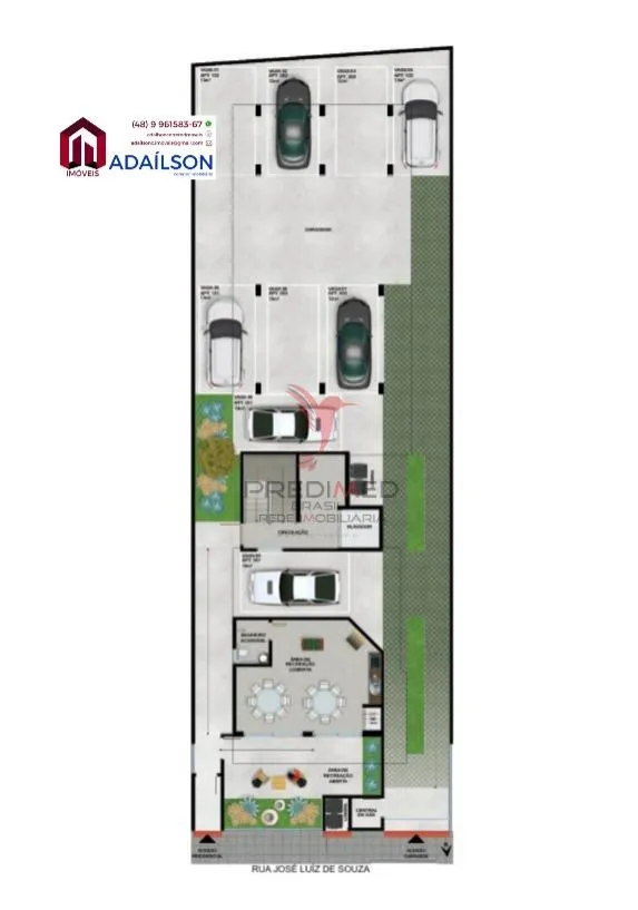 Imagem La Luna Residence no Bairro Flor de Nápoles em São José/SC Próximo ao Continente Shopping