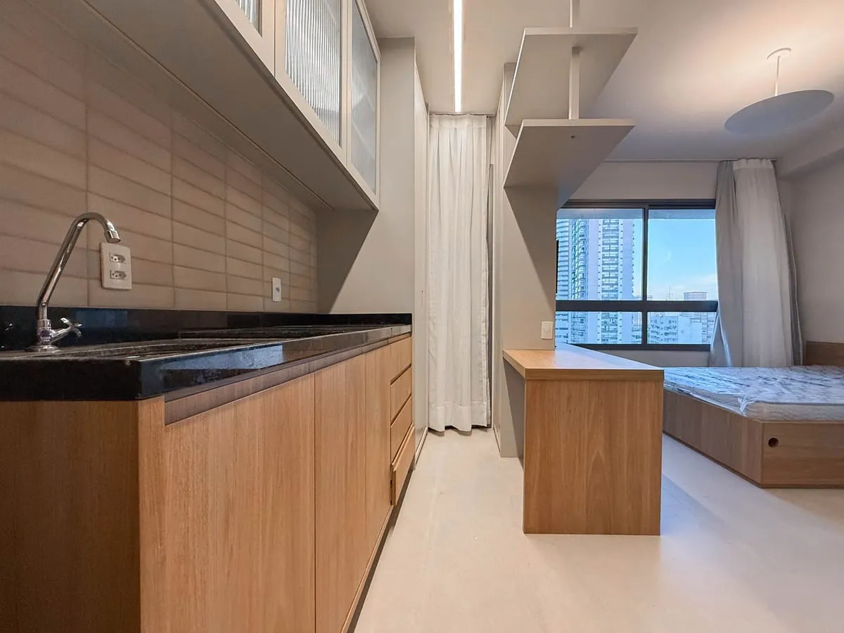 Imagem Apartamento com 1 Quarto para alugar, 25m² - Pinheiros