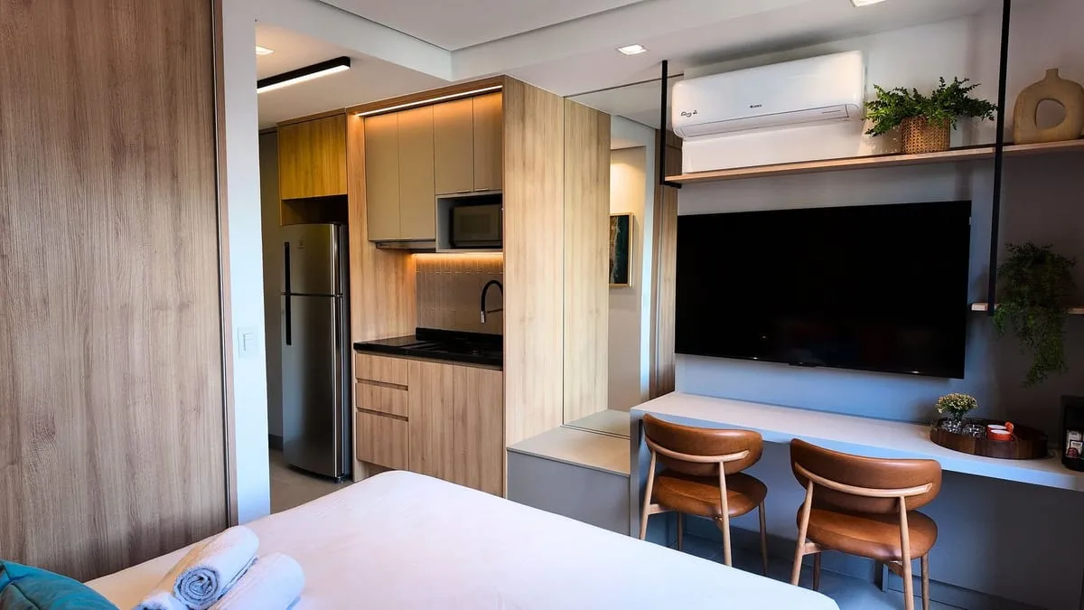 Imagem Apartamento com 1 Quarto para alugar, 19m² - Vila Dom Pedro I