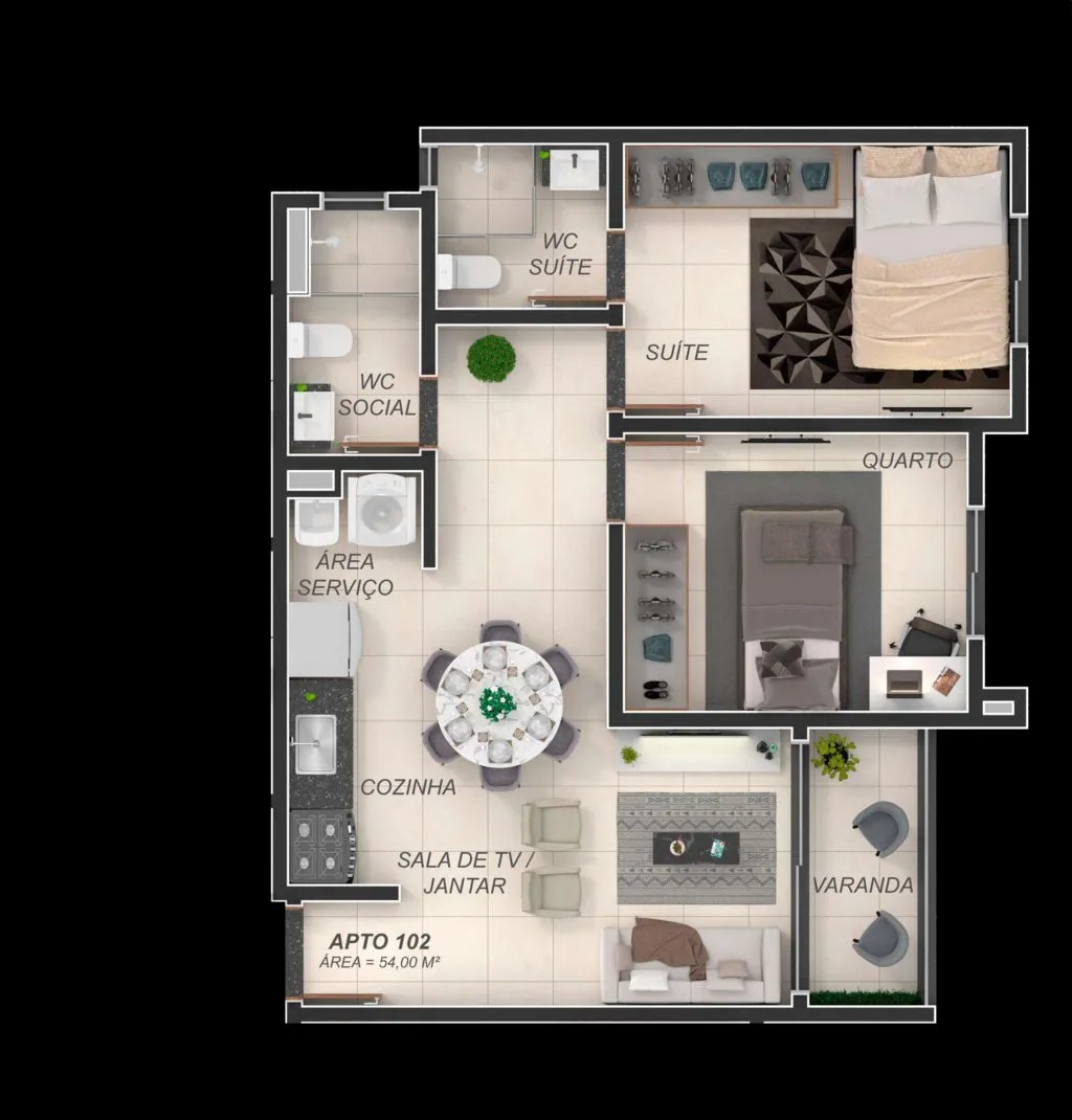 Imagem Loft moderno de 22 m² no Aeroclube, com lazer completo e fácil acesso às praias. Conforto, praticidade e ótima localização.
