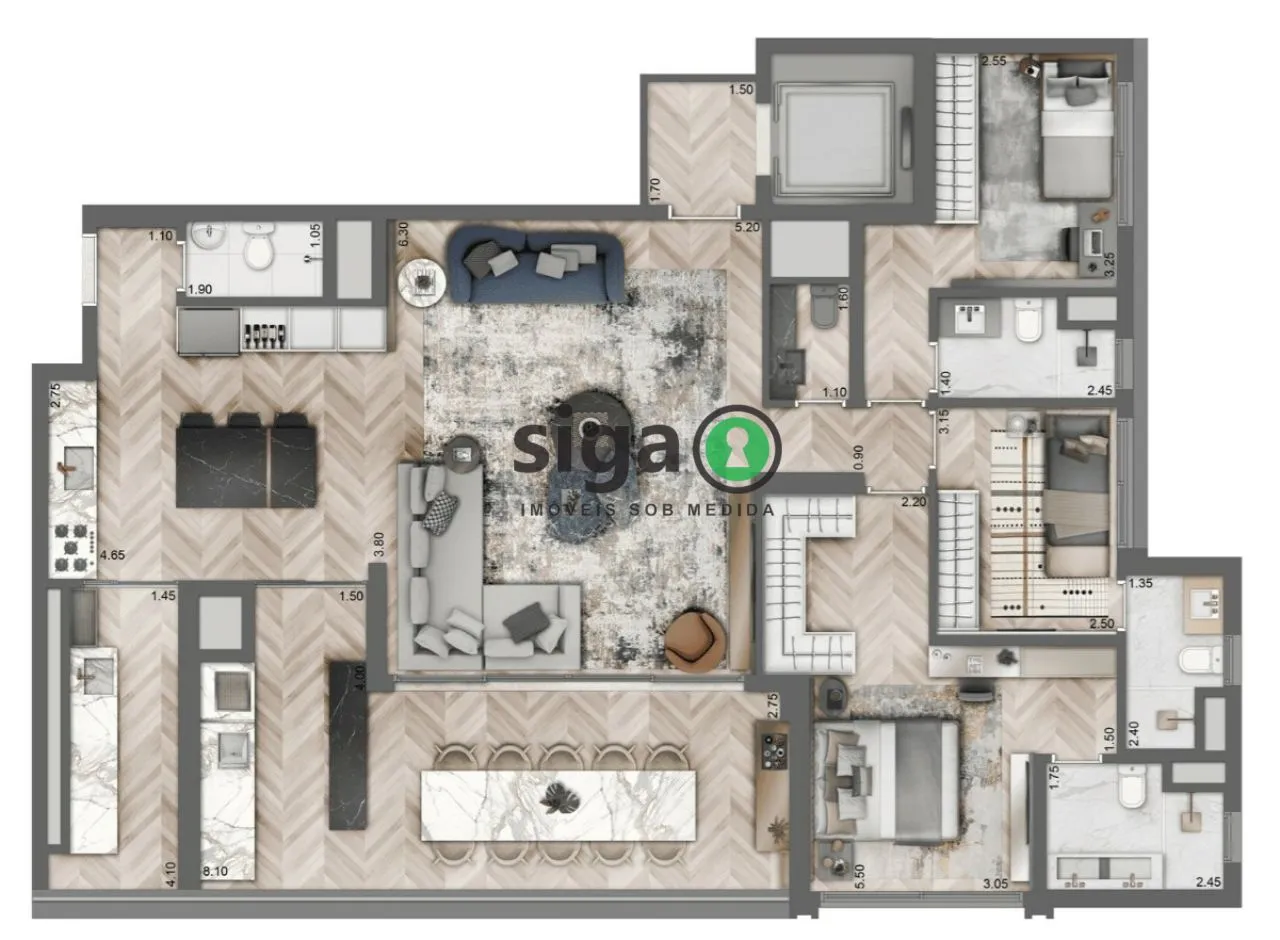Imagem Apartamento para venda na Vila Clementino 3 suítes, São Paulo - SP