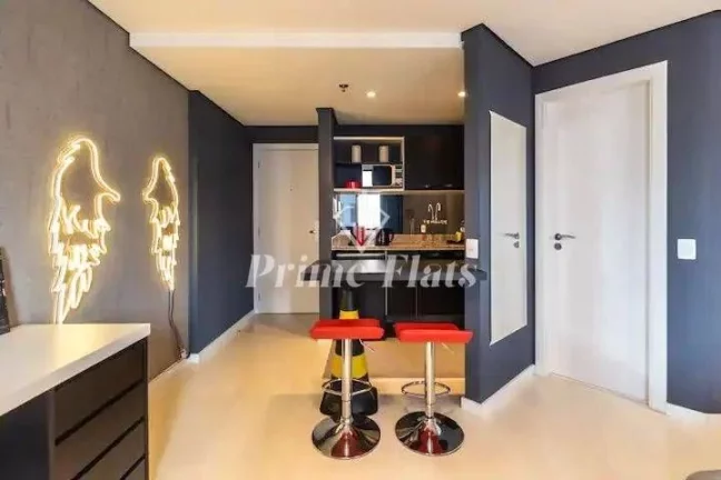 Imagem Flat disponível para locação no Mercure São Paulo Moema Times Square Hotel, com 29,40m², 1 dormitório e 1 vaga de garagem
