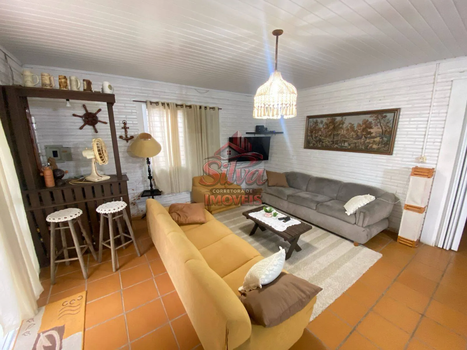 Imagem Casa 5 dormitórios com piscina a 450m do mar