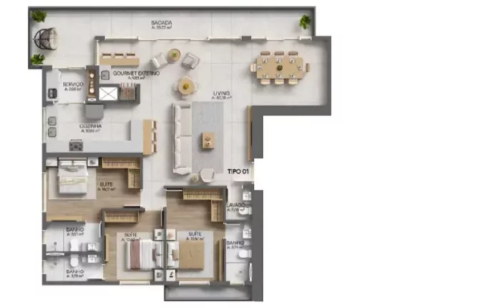 Imagem Fifty Six - Apartamento à venda no bairro Meia Praia - Itapema/SC