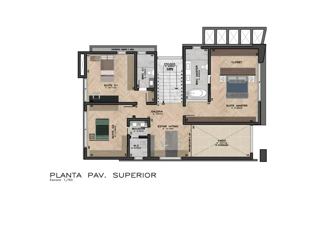 Imagem Casa de Condomínio com 3 Quartos à Venda, 290 m² em São Braz - Curitiba