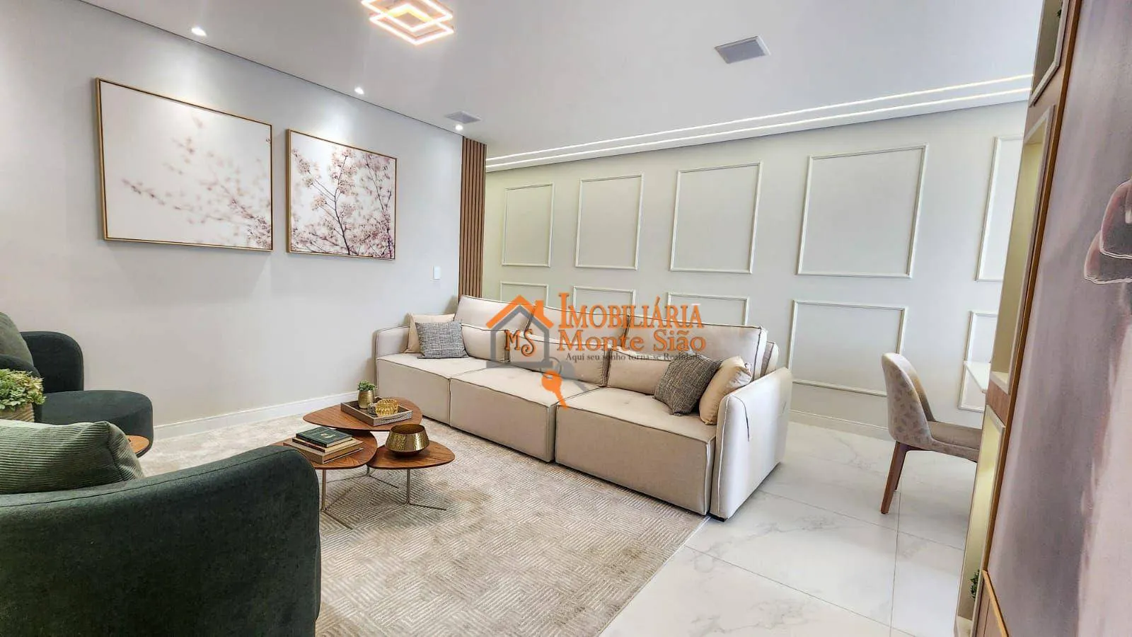Imagem Apartamento com 3 dormitórios à venda, 100 m² por R$ 1.450.000,00 - Jordanópolis - Arujá/SP