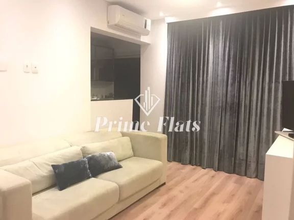 Imagem Flat disponível para venda no Condomínio Edifício Diogo Home Boutique na Vila Nova Conceição, com 48m², 1 dormitório e 1 vaga