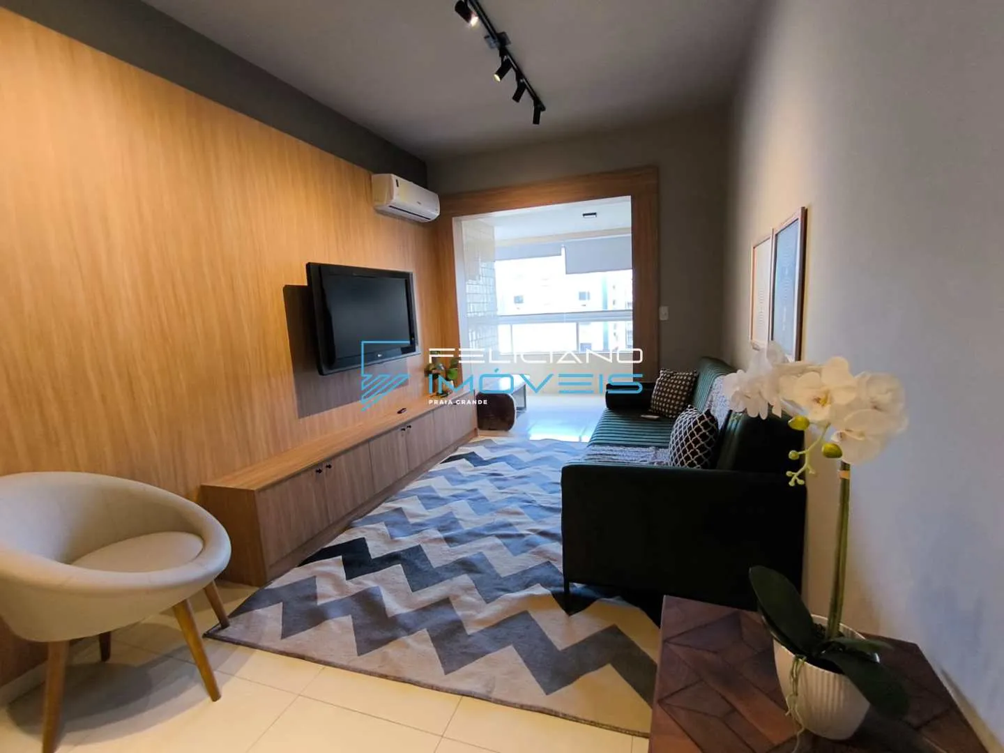 Imagem Apartamento com 2 quartos, Aviação, Praia Grande - R$ 685 mil, Cod: 5652