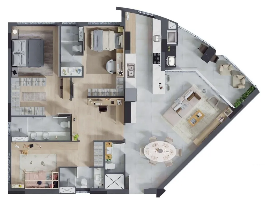 Imagem APARTAMENTO RESIDENCIAL em Curitiba - PR, Cristo Rei