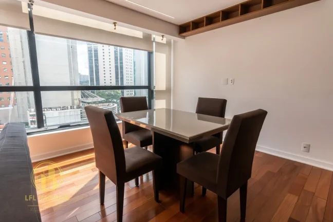 Imagem Duplex para Locação na Vila Olimpia: Mobiliado, com 1 suíte e 1 vaga.