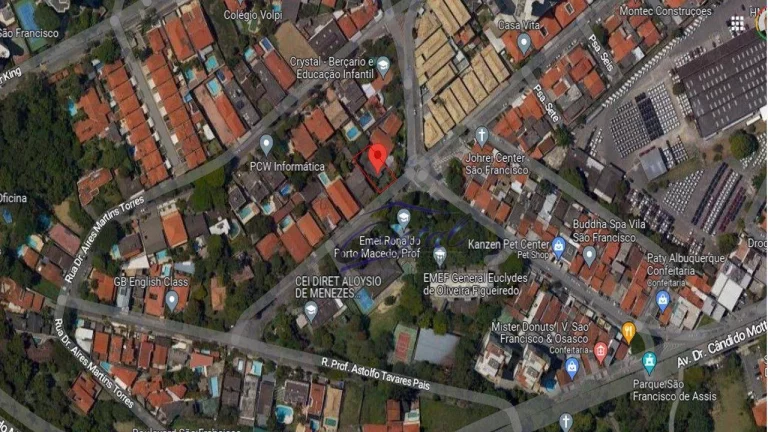 Imagem Terreno, 598 m² - venda ou aluguel - Vila São Francisco - São Paulo/SP