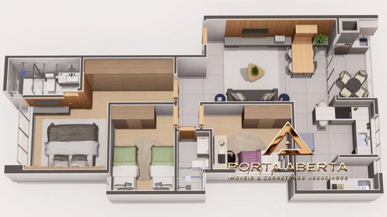 Imagem Apartamento 03 quartos sendo 01 suíte - Iguaçu - Ipatinga - CÓD 997